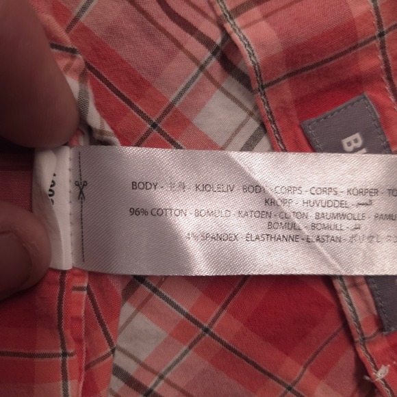 Rebar Made Tough DuraStretch Work Shirt 10039431 Red Plaid Womens Small - Picture 5 of 8